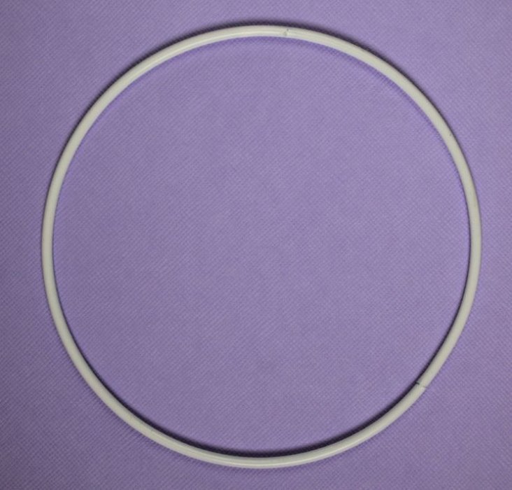 accent paddestoel Zegevieren Metalen Ring Wit Gelakt 30cm - Allerhande Materialen - Metalen Artikelen |  MarZ Kreatiek