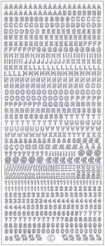 kalligrafie Voor type klok Sticker Tekst 1000 Zilver Cijfers en Letters - Papierhobby's - Stickers |  MarZ Kreatiek